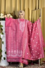 ৪ পিস সুতি বুটিক্স থ্রি-পিস কম্বো - Image 5